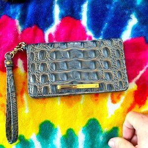 BRAHMIN / Satellite Debra Melbourne Wallet in blue